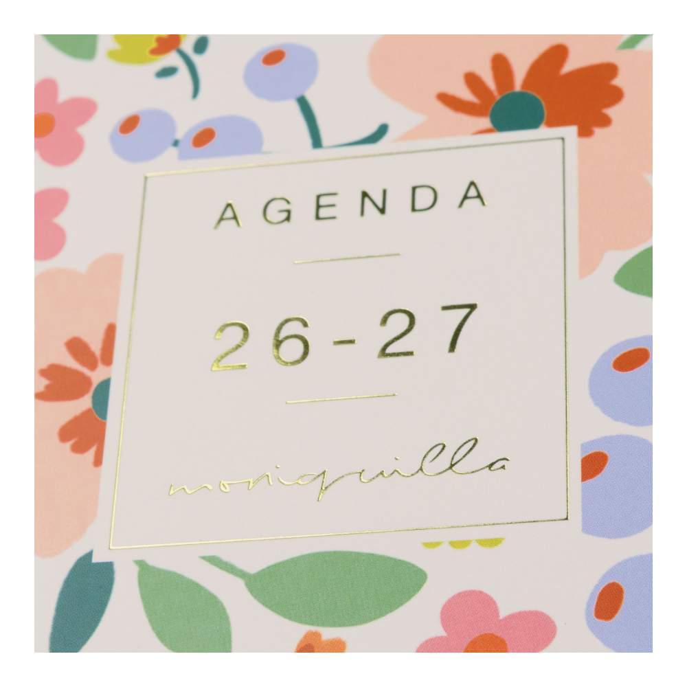 Agenda Escolar 26-27 Floral Moniquilla Sv