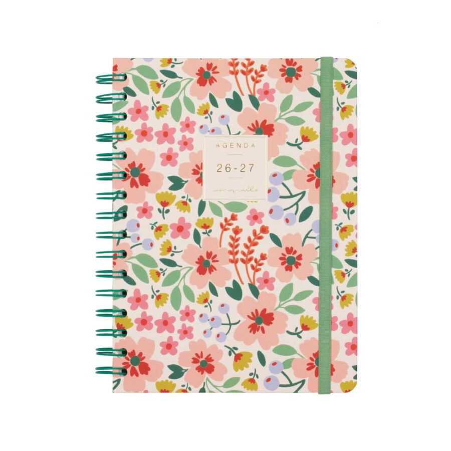Agenda Escolar 26-27 Floral Moniquilla Sv