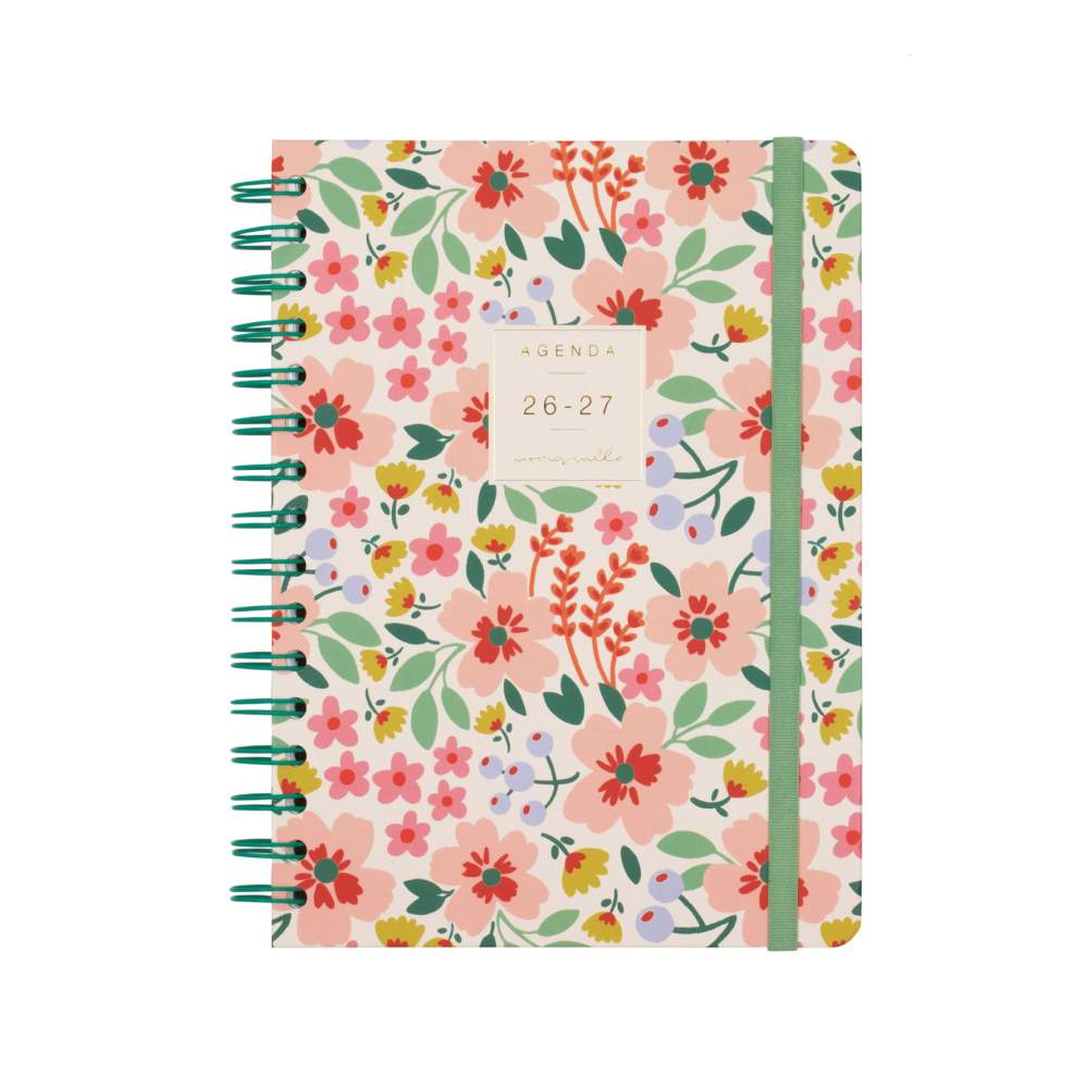 Agenda Escolar 26-27 Floral Moniquilla Sv
