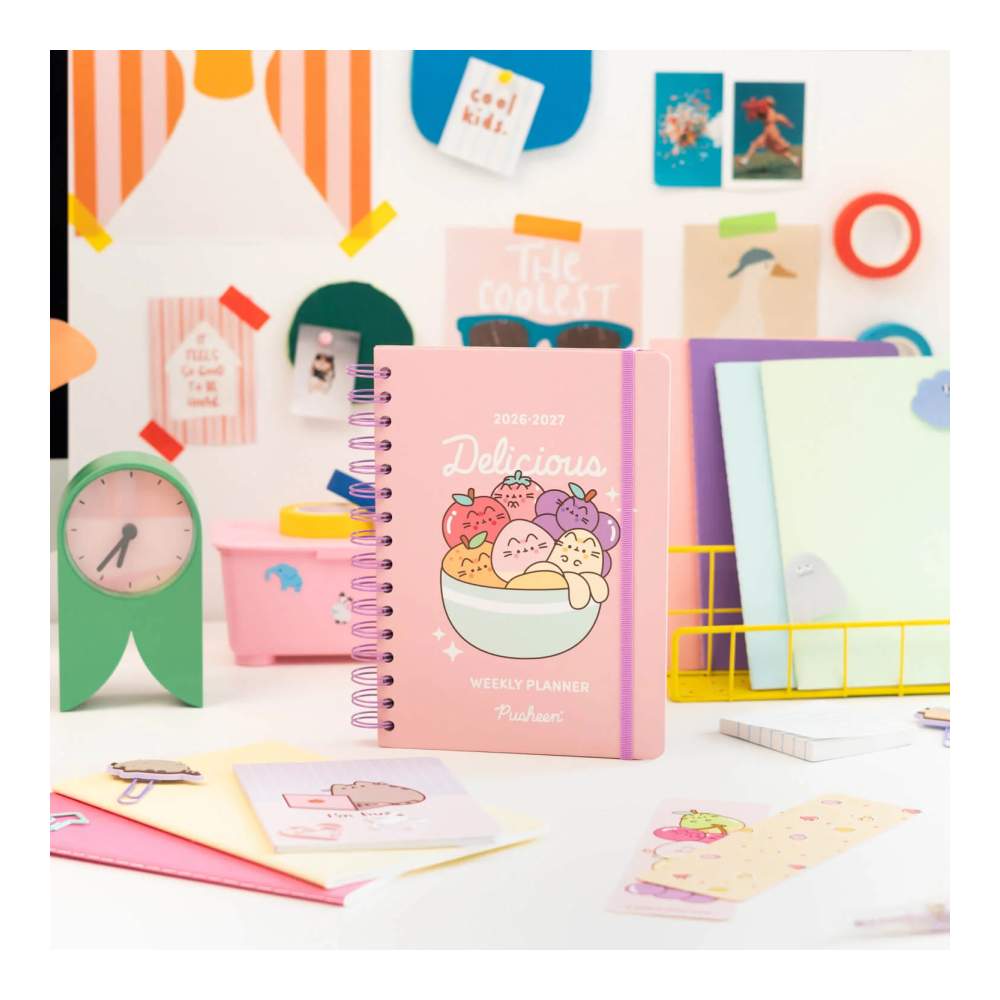 Agenda Escolar 26-27 Pusheen Fruits