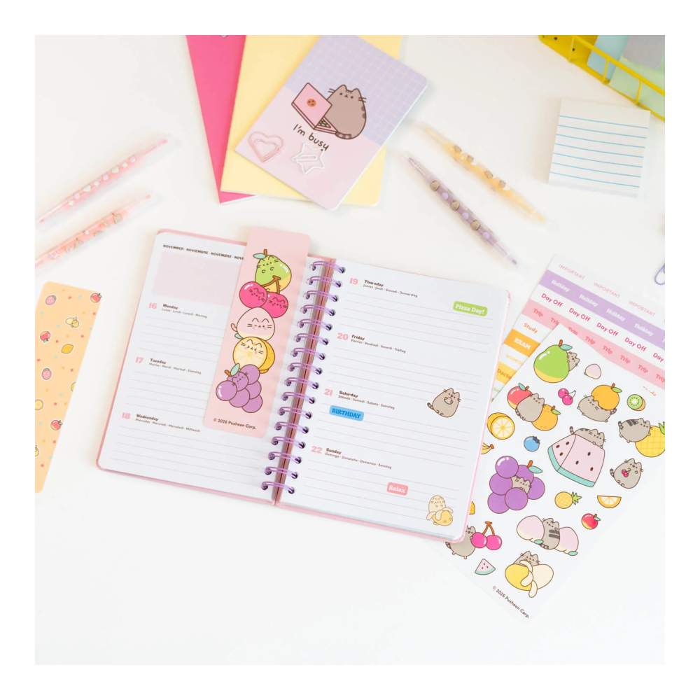Agenda Escolar 26-27 Pusheen Fruits