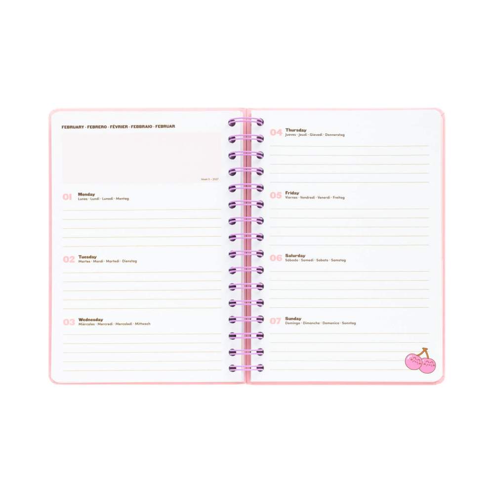 Agenda Escolar 26-27 Pusheen Fruits
