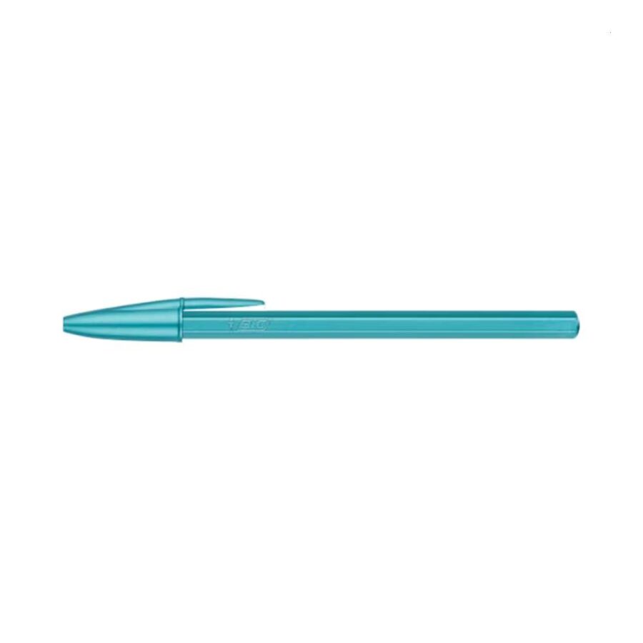 Bolígrafo Bic Cristal Glacé Azul