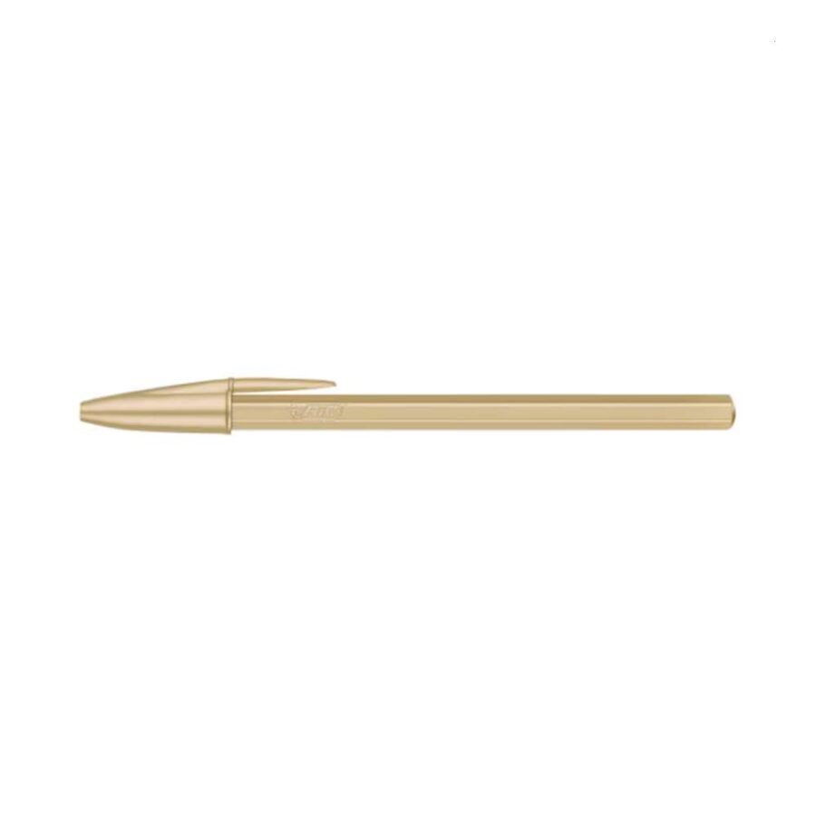 Bolígrafo Bic Cristal Glacé Dorado
