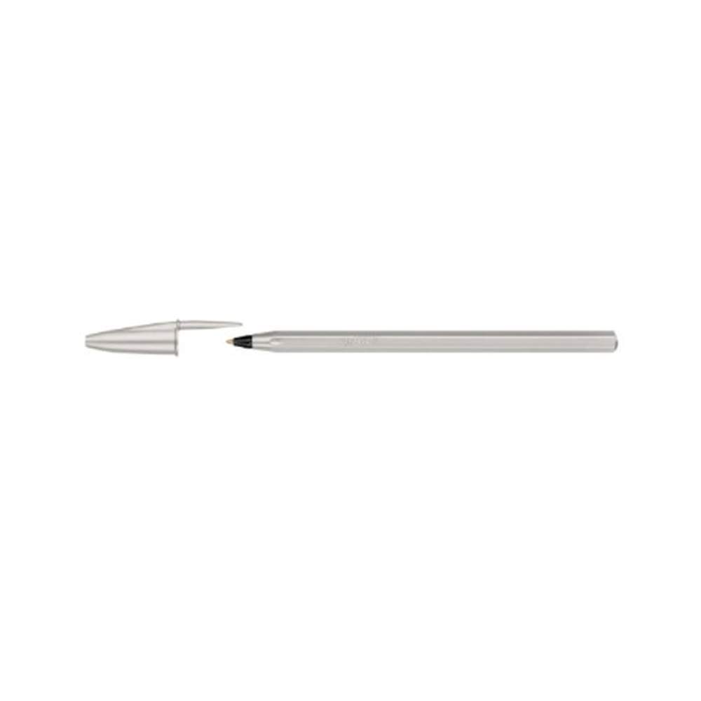 Bolígrafo Bic Cristal Glacé Plata