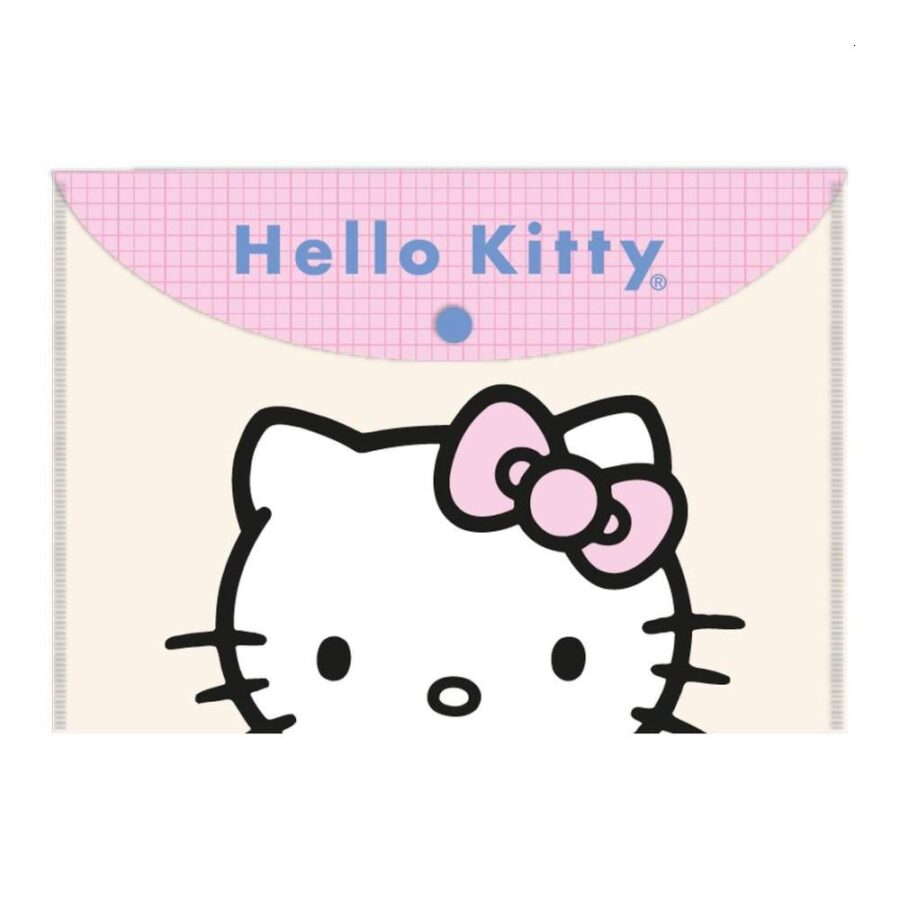 Carpeta A5 Hello Kitty Botón