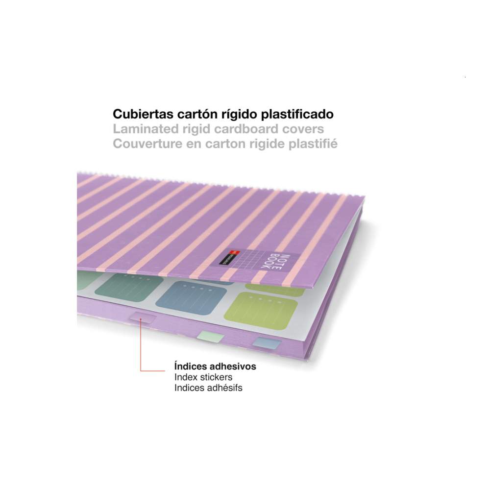 Cuaderno A4 Between The Lines Malva