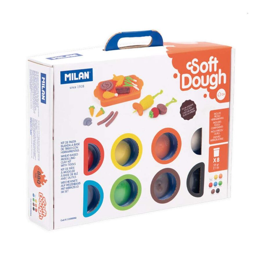 Maletín 8 Botes Soft Dough