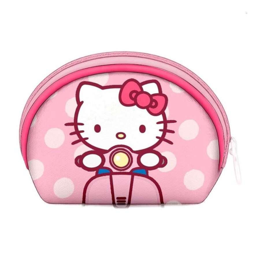 Monedero Oval Casual Hello Kitty Moto
