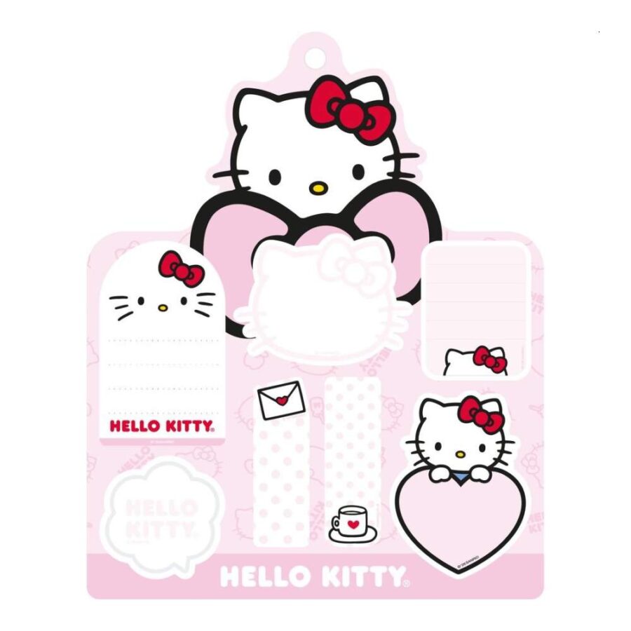 Notas Adhesivas Con Formas Hello Kitty