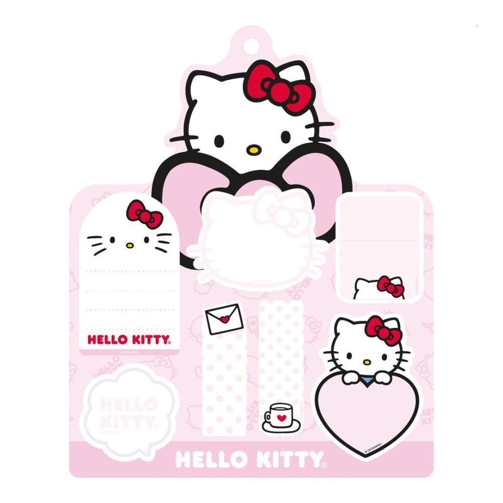 Notas Adhesivas Con Formas Hello Kitty