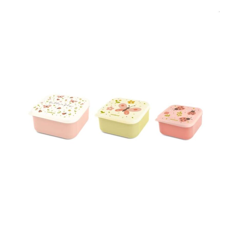 Set 3 Cajas Snackbox Mariposas