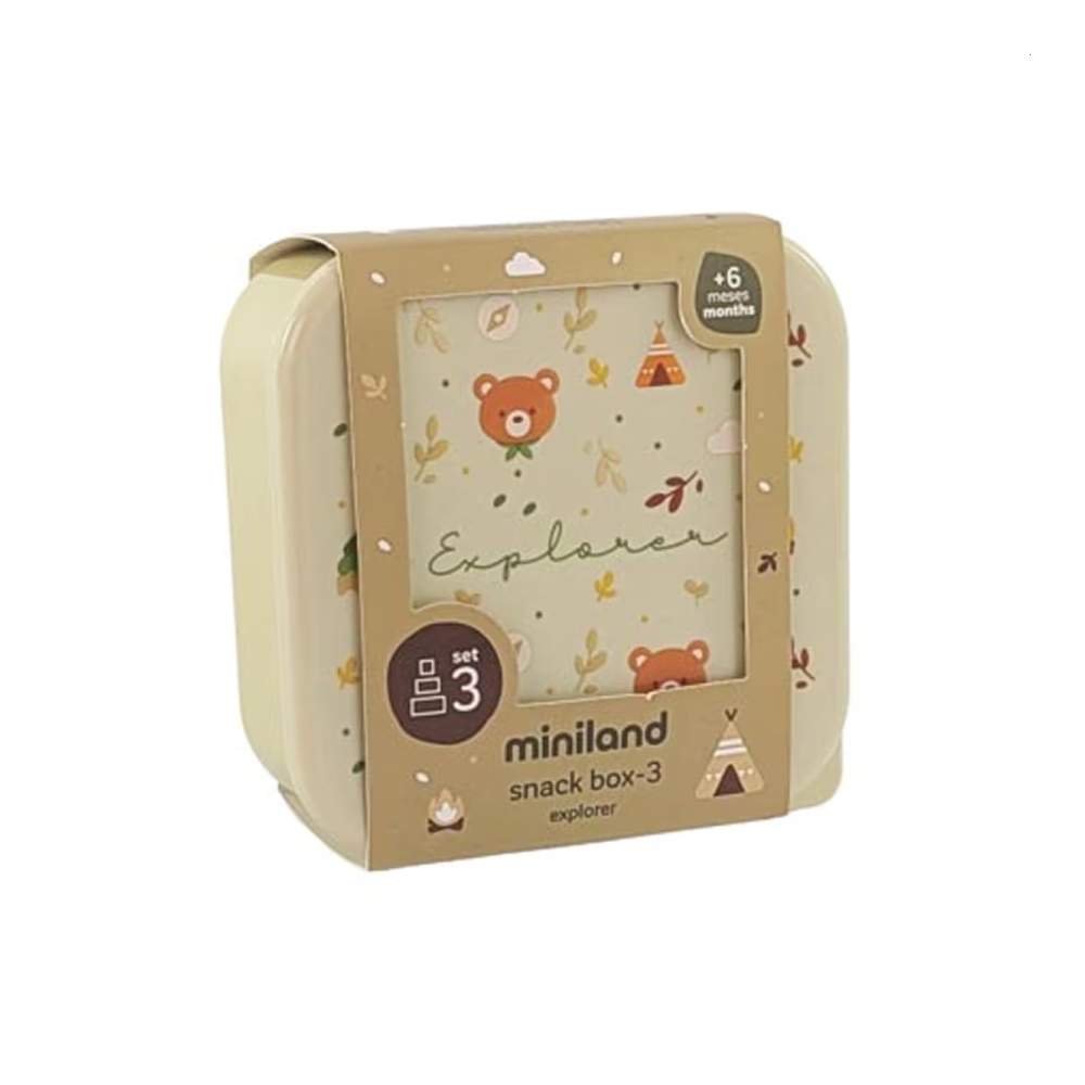 Set 3 Cajas Snackbox Ositos