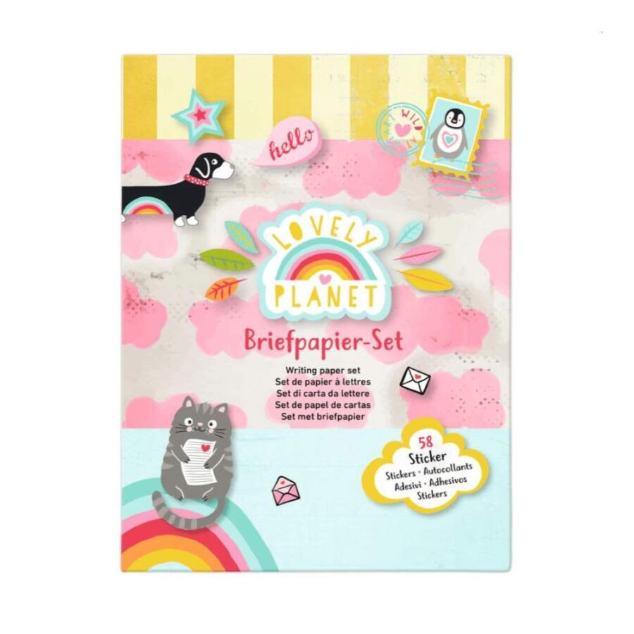 Set Papel De Cartas Lovely Planet