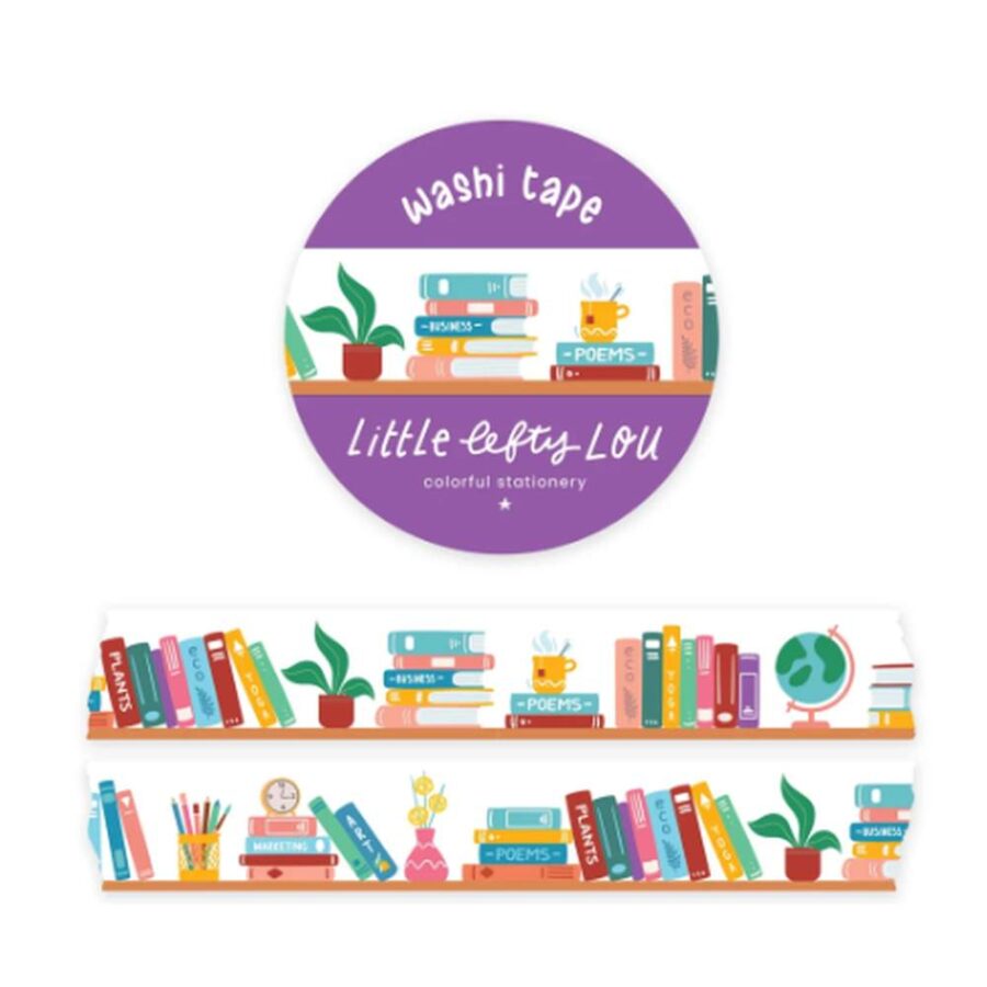 Washi Tape Estantería Libros