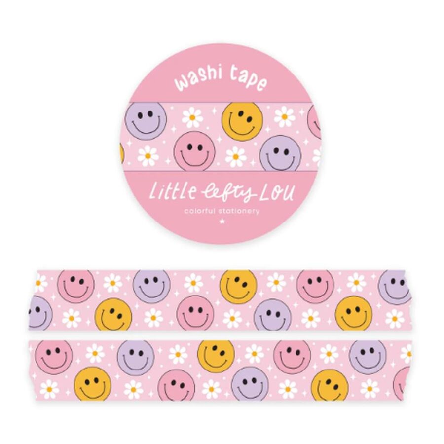 Washi Tape Pastel Smileys
