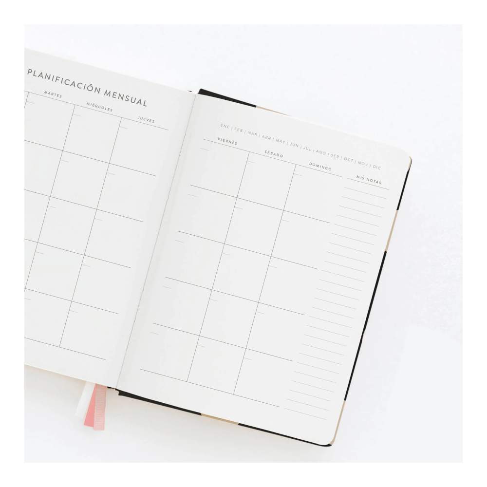 365. Agenda Semanal Sin Fechas. Audrey