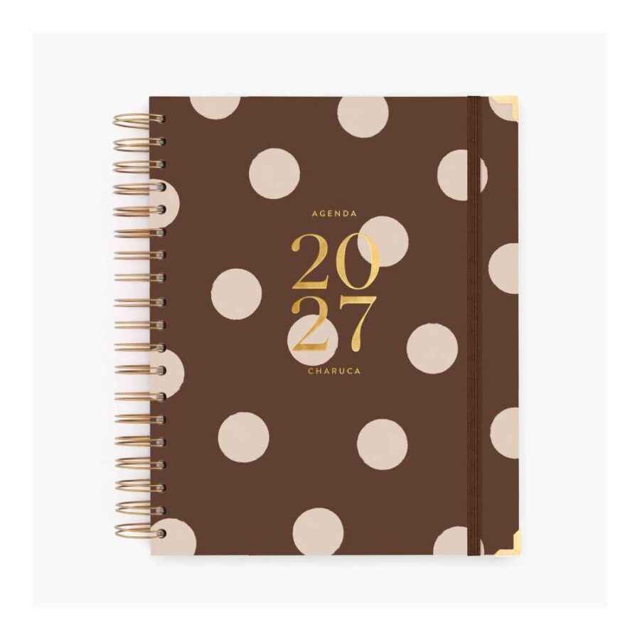 Agenda Diaria 2027. Chocolate Love. Grande