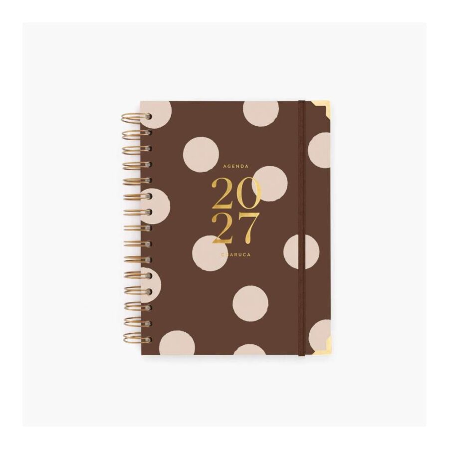 Agenda Semanal 2027. Chocolate Love. Mediana
