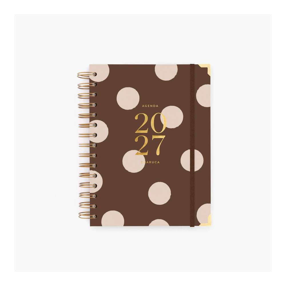 Agenda Semanal 2027. Chocolate Love. Mediana