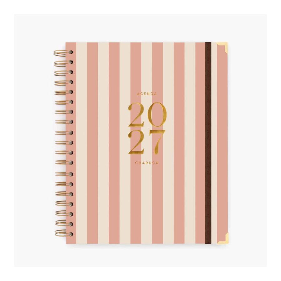 Agenda Semanal 2027. Panamera Pink. Grande