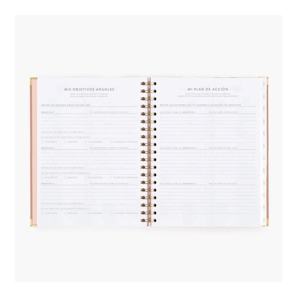 Agenda Semanal 2027. Panamera Pink. Grande