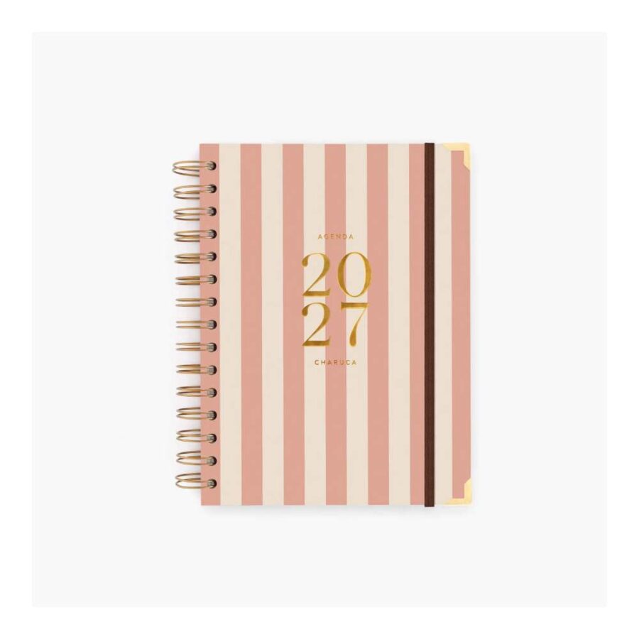 Agenda Semanal 2027. Panamera Pink. Mediana