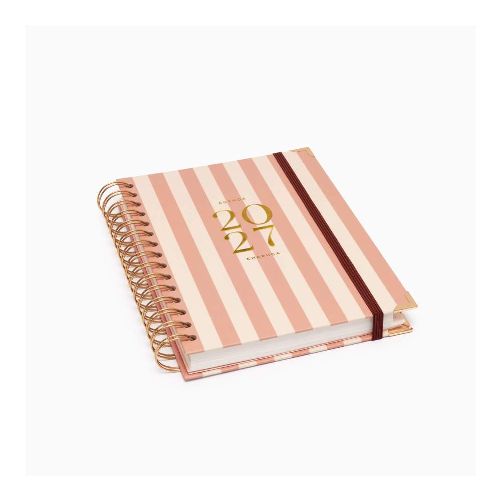 Agenda Semanal 2027. Panamera Pink. Mediana