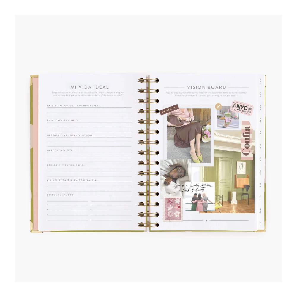 Agenda Semanal 2027. Pistacho Dream. Mediana