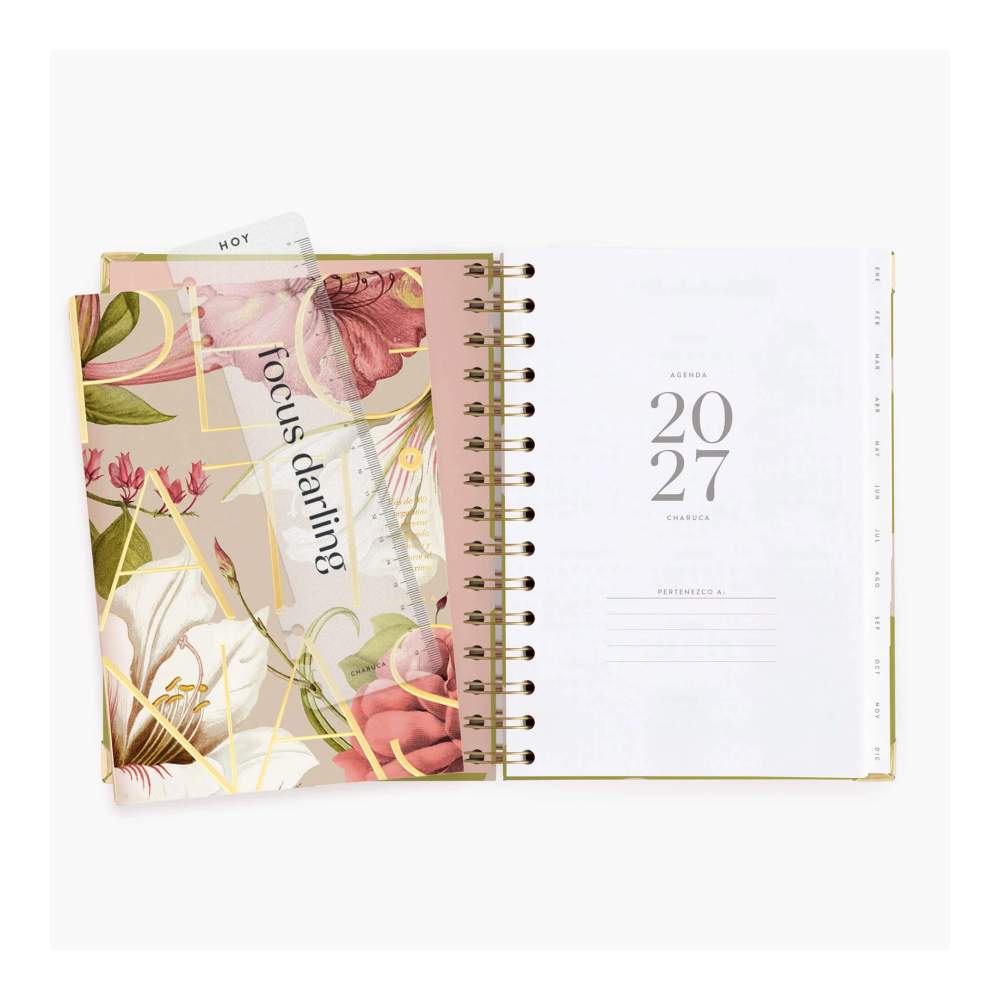 Agenda Semanal 2027. Pistacho Dream. Mediana