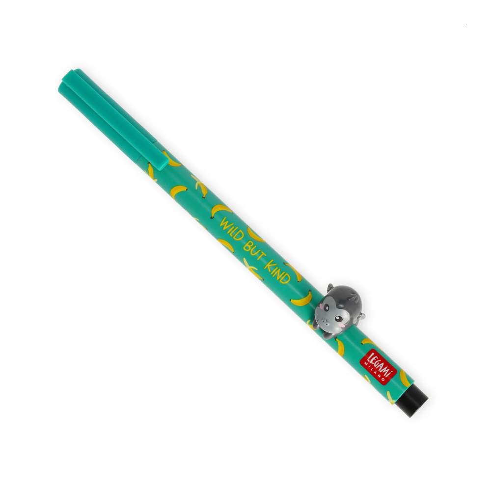 Bolígrafo De Gel Con Animal Decorativo Legami - Gorilla