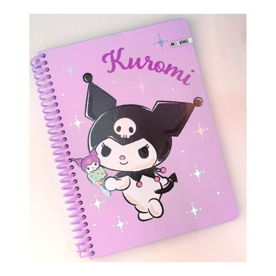 Cuaderno Anillas A4 Canto Color Kuromi