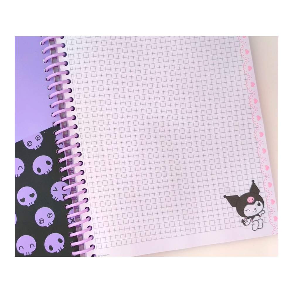 Cuaderno Anillas A4 Canto Color Kuromi