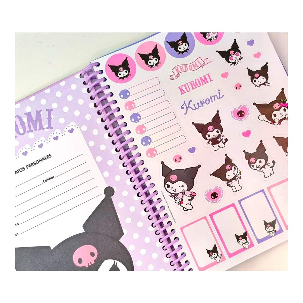 Cuaderno Anillas A4 Canto Color Kuromi