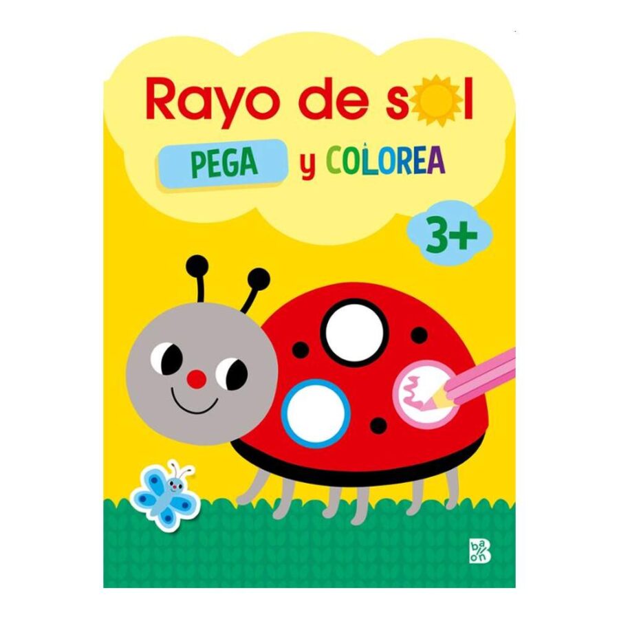 Rayo De Sol 3 Pega Y Colorea