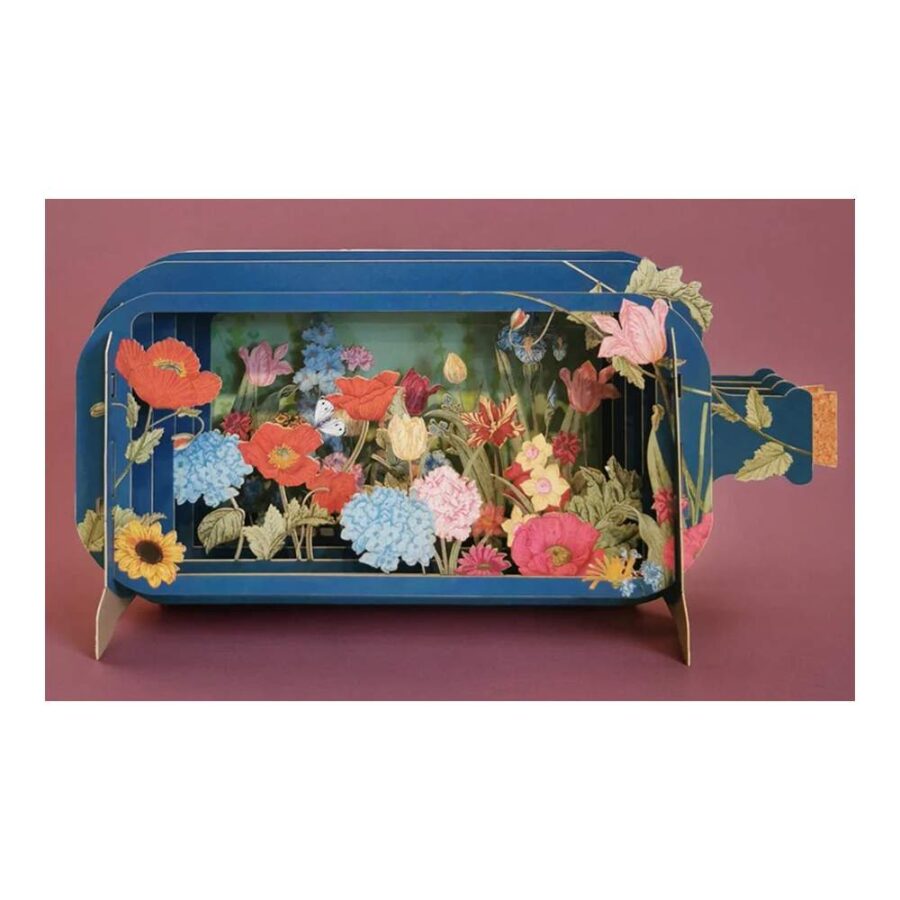 Tarjeta Campo De Flores Pop-Up