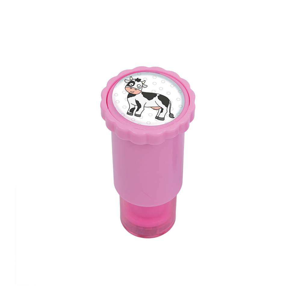 Dispensador 100 Sellos Pegatinas Happy Farm