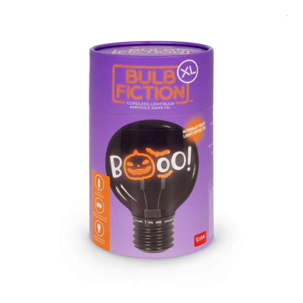 Lámpara Decorativa En Forma De Bombilla - Pumpkin Booo - Legami