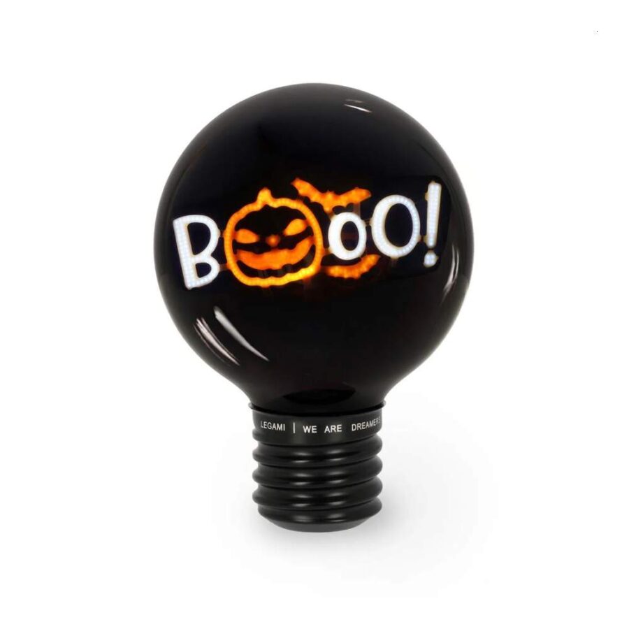 Lámpara Decorativa En Forma De Bombilla - Pumpkin Booo - Legami