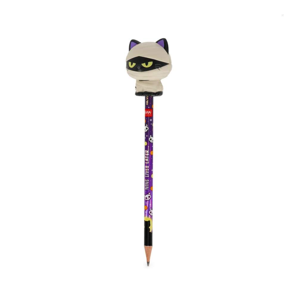 Lápiz Antiestrés De Halloween Mummy Cat - Squeezies Legami