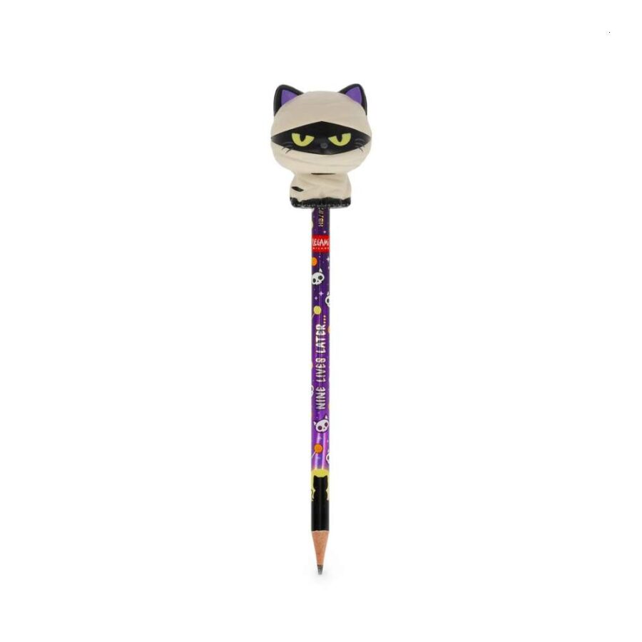 Lápiz Antiestrés De Halloween Mummy Cat - Squeezies Legami