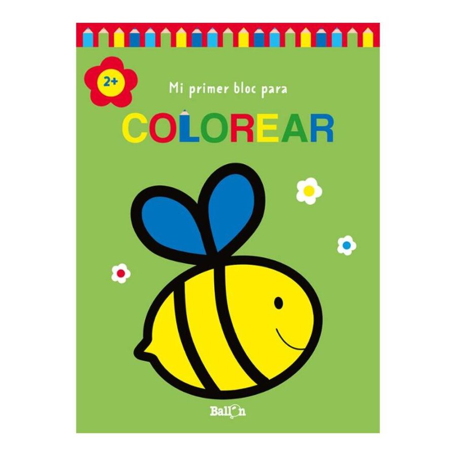 Mi Primer Bloc Para Colorear Abeja +2