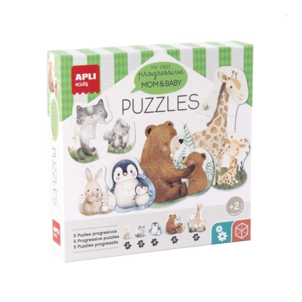 Puzzle Progresivo My First Mama Y Su Bebé