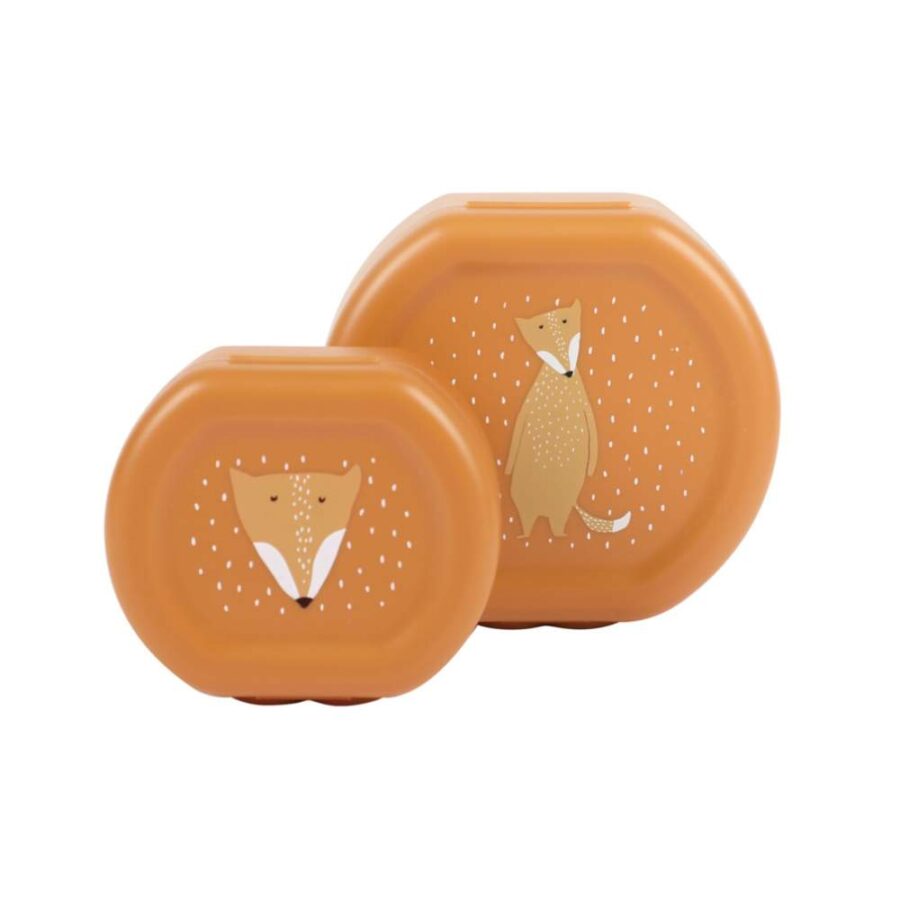 Set 2 Fiambreras Con Cierre - Mr. Fox Trixie