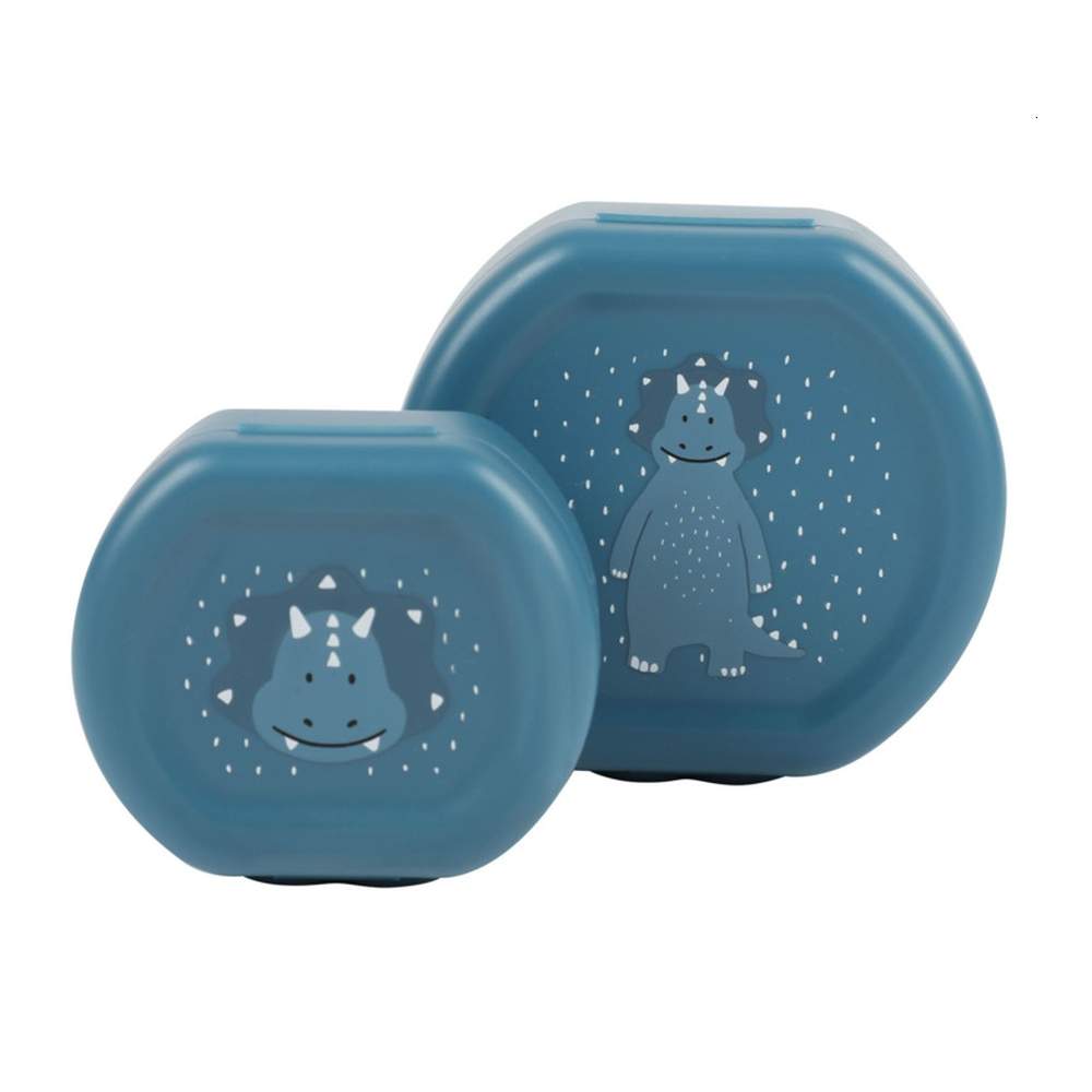 Set 2 Fiambreras Con Cierre - Mr. Triceratops Trixie