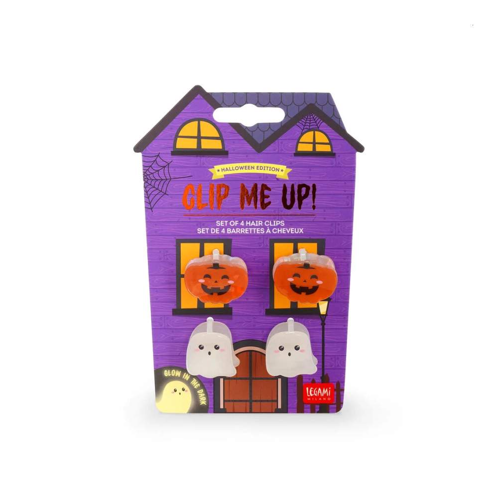 Set De 4 Mini Pinzas Para Pelo De Halloween - Legami