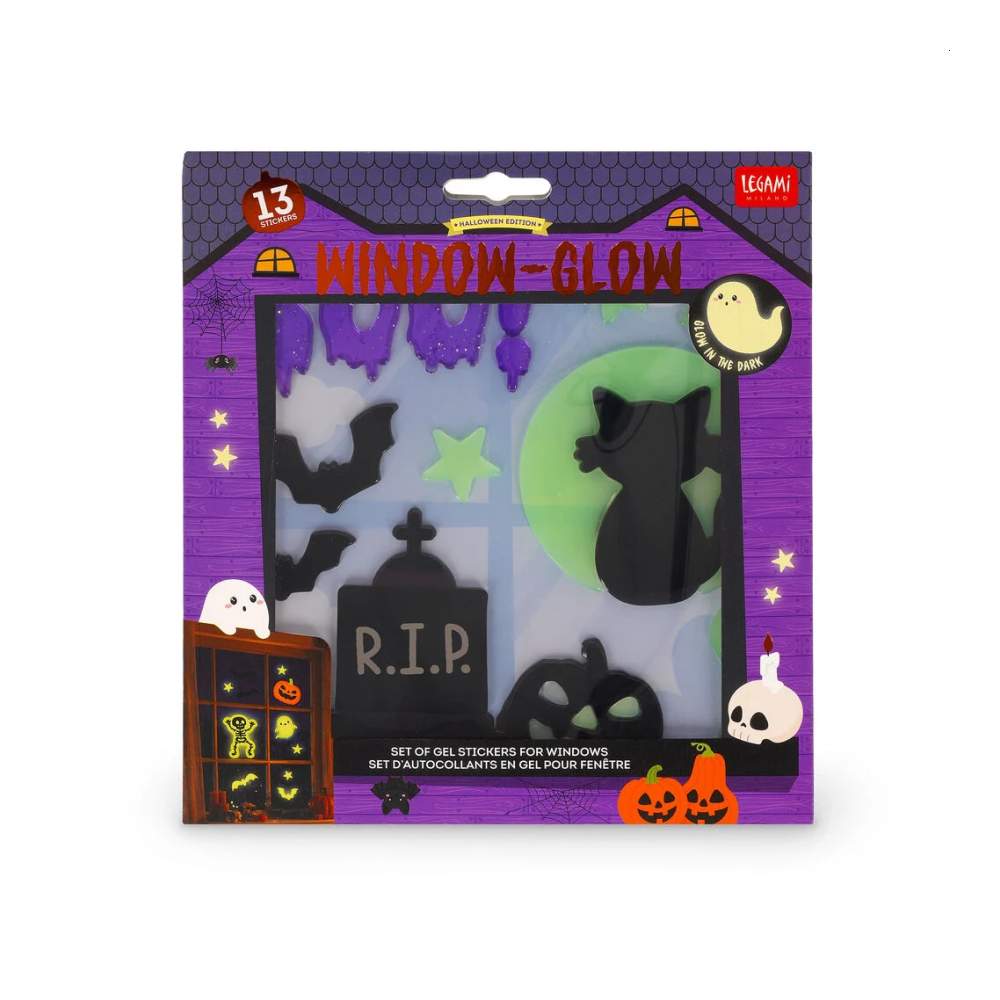 Set De Adhesivos De Gel Para Ventanas - Windo-Boo! Legami