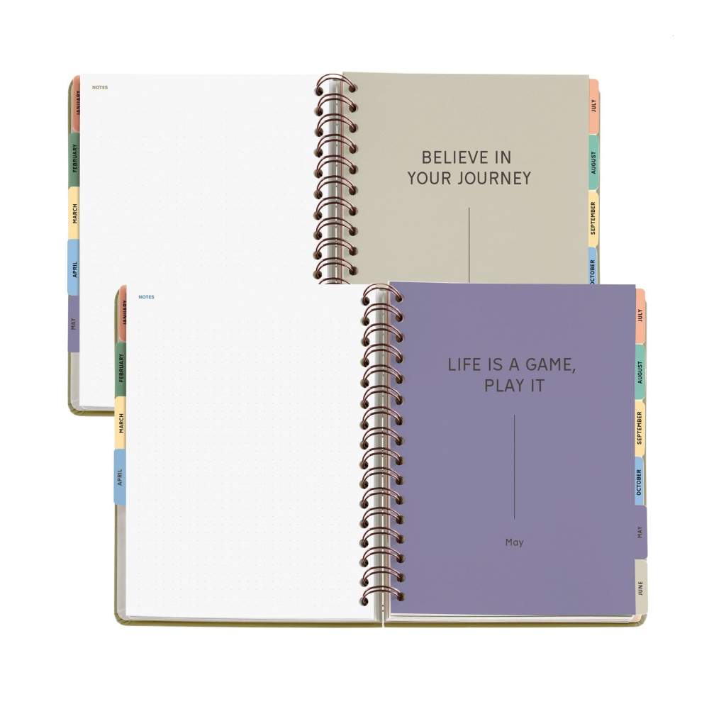 Agenda Anual 2027 Día Vista Cream Liberty