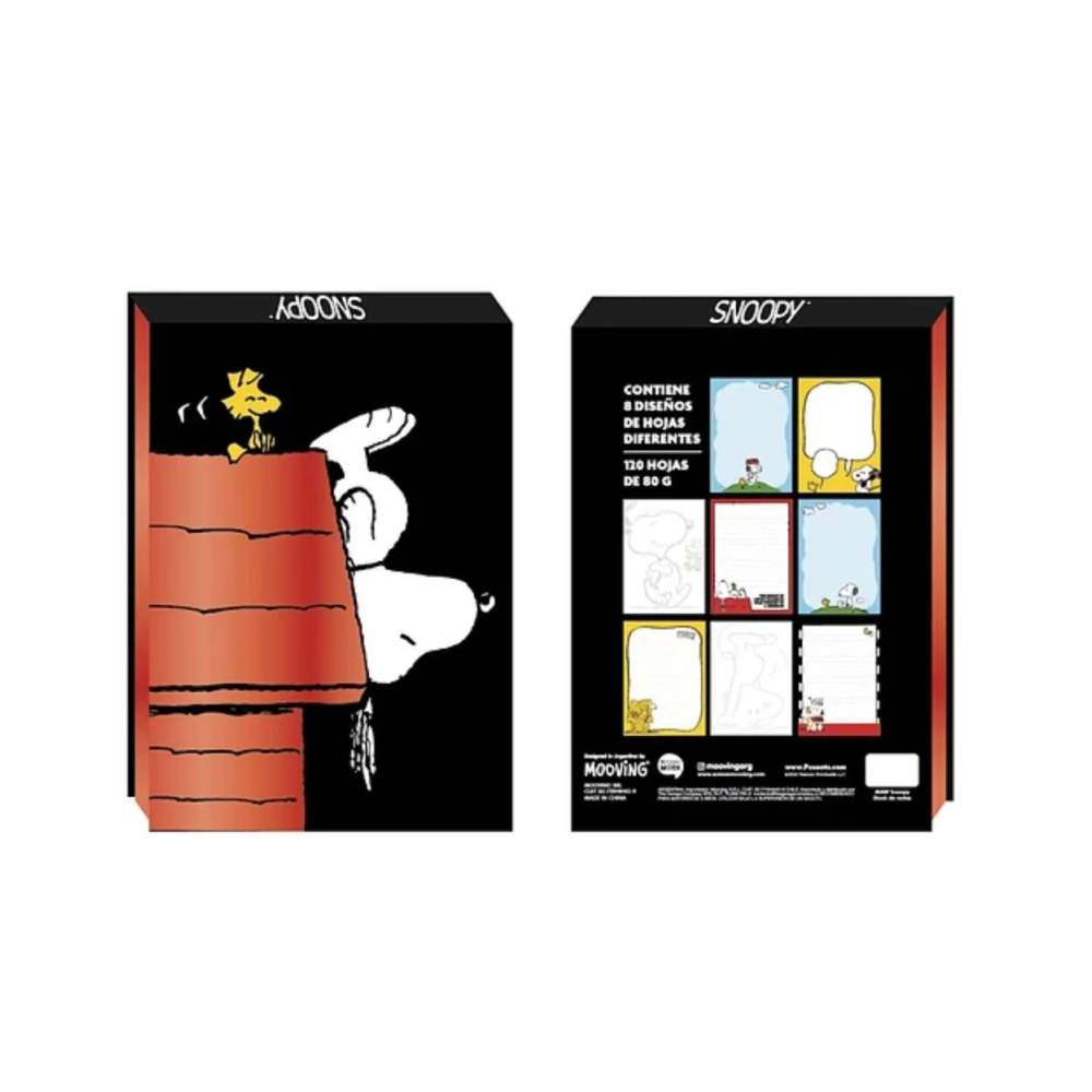 Bloc De Notas Vertical Snoopy