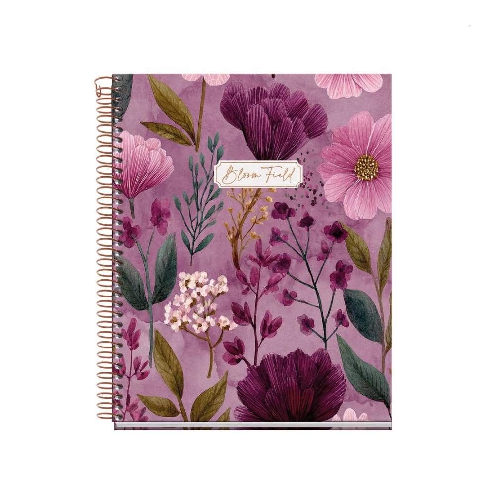 Cuaderno A5 Rayas Pink Bloom Field
